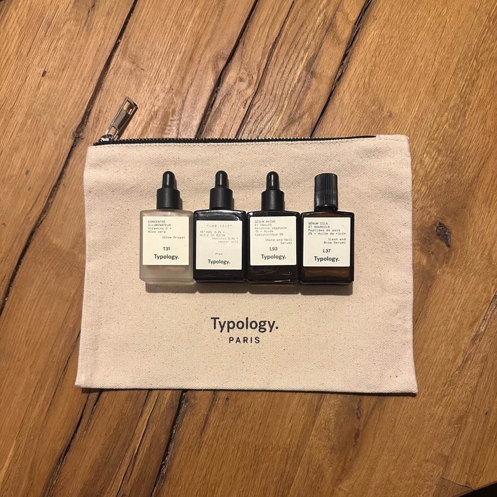Typology Paris Skincare Serum Set
